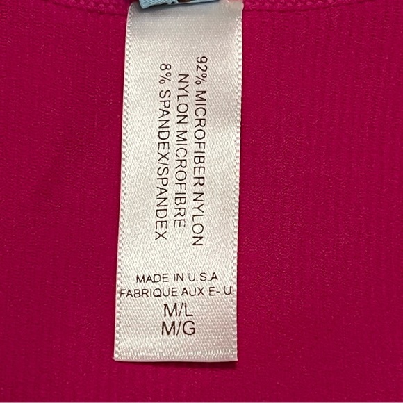 NWT Marciano Ribbed Knit Tank Bodycon Dress in hot pink M/L fairy girlie 90s - Picture 9 of 14